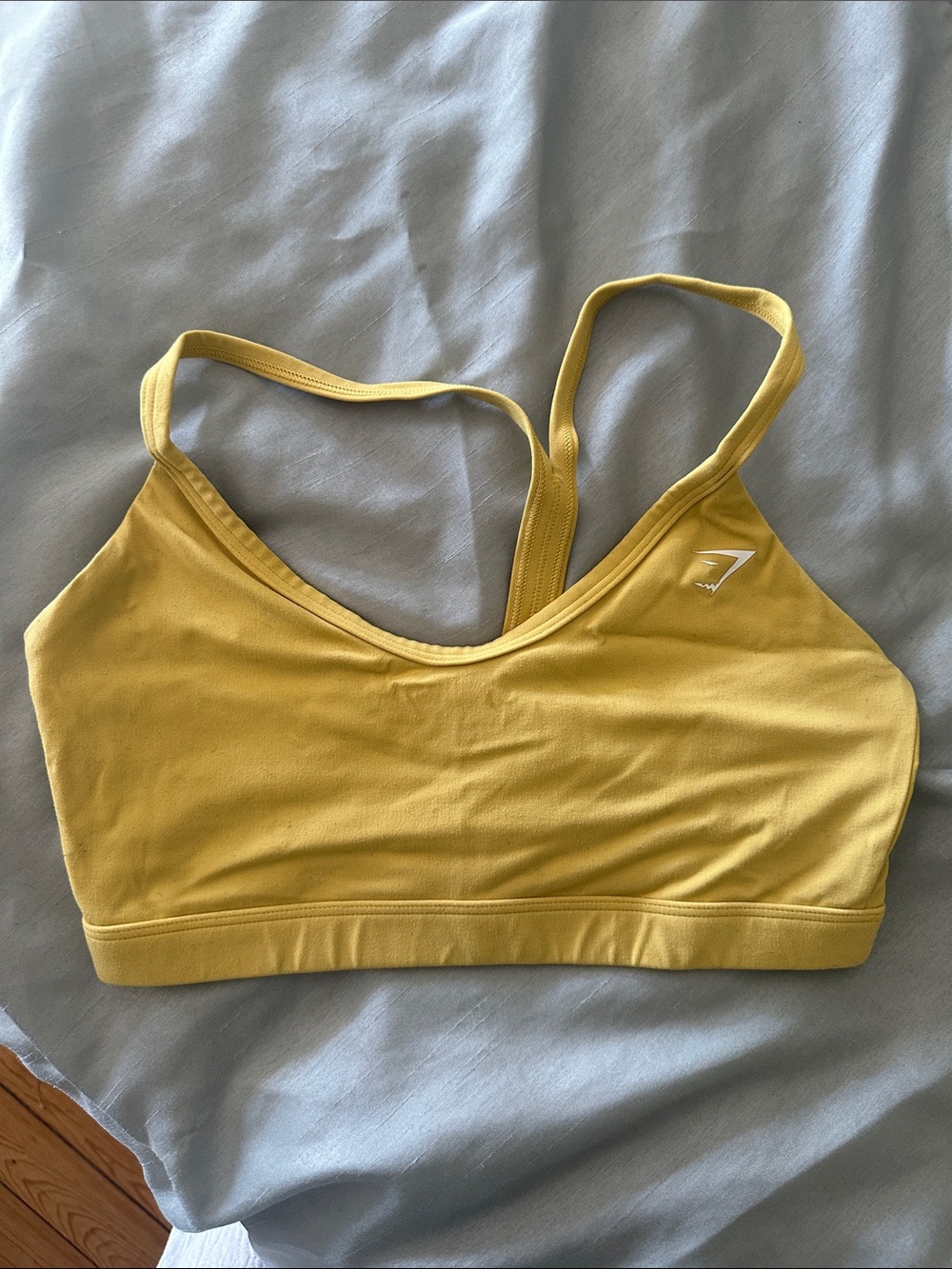 Gymshark Mustard Yellow Seamless Sports Bra